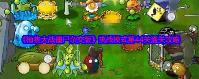 《植物大战僵尸杂交版》挑战模式第44关通关攻略-第1张-手游攻略-GASK