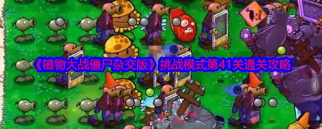 《植物大战僵尸杂交版》挑战模式第41关通关攻略-第1张-手游攻略-GASK