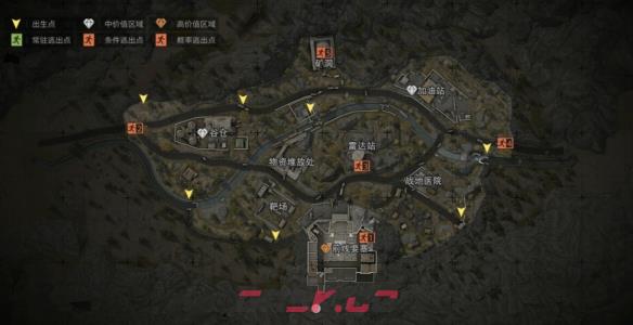 《暗区突围》前线要塞安全区地图介绍-第4张-手游攻略-GASK