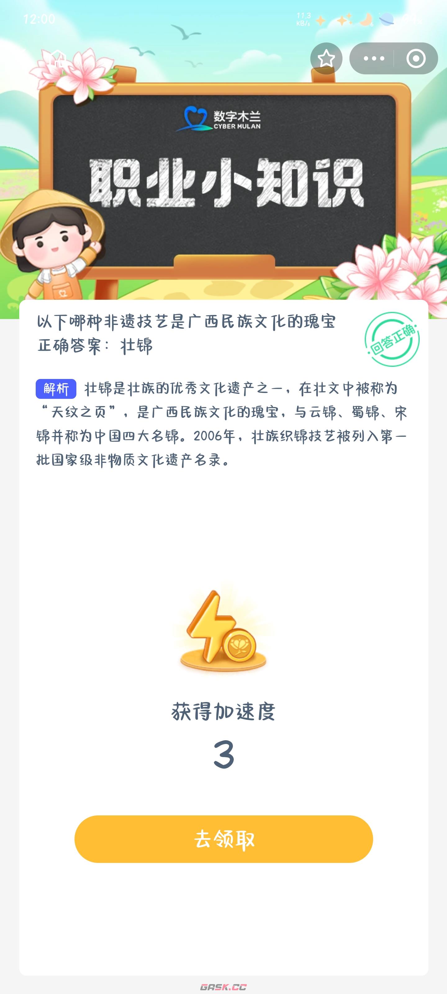 以下哪种非遗技艺是广西民族文化的瑰宝-第2张-手游攻略-GASK