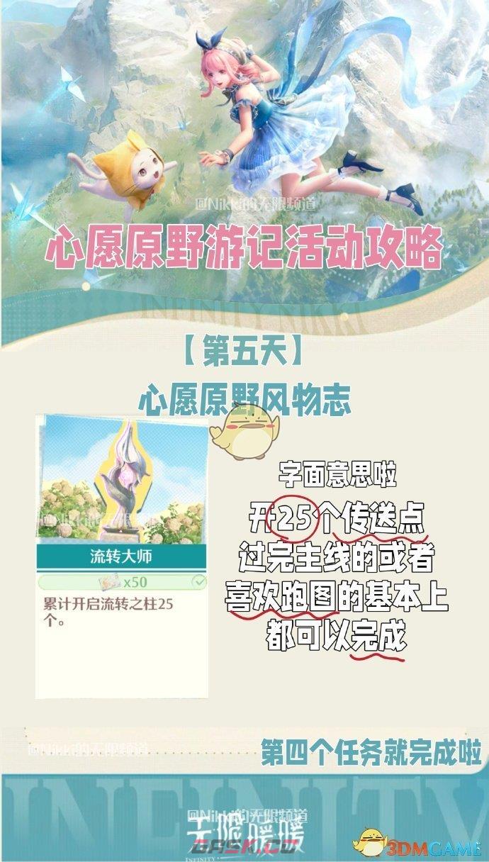 《无限暖暖》心愿原野游记第五天攻略-第5张-手游攻略-GASK