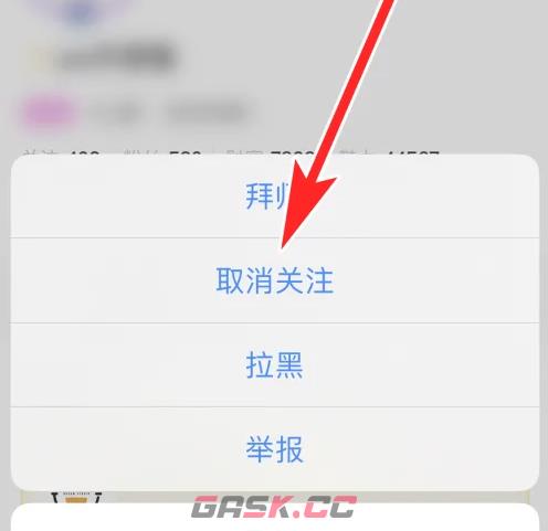 《戏鲸》取消关注方法-第5张-手游攻略-GASK