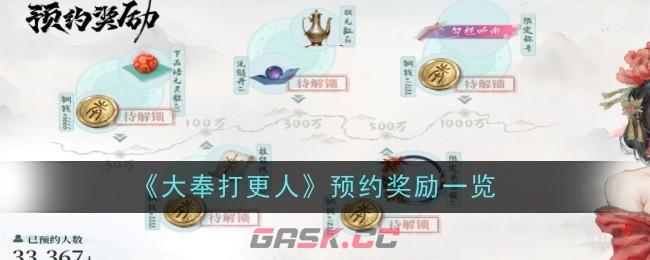 《大奉打更人》预约奖励一览-第1张-手游攻略-GASK