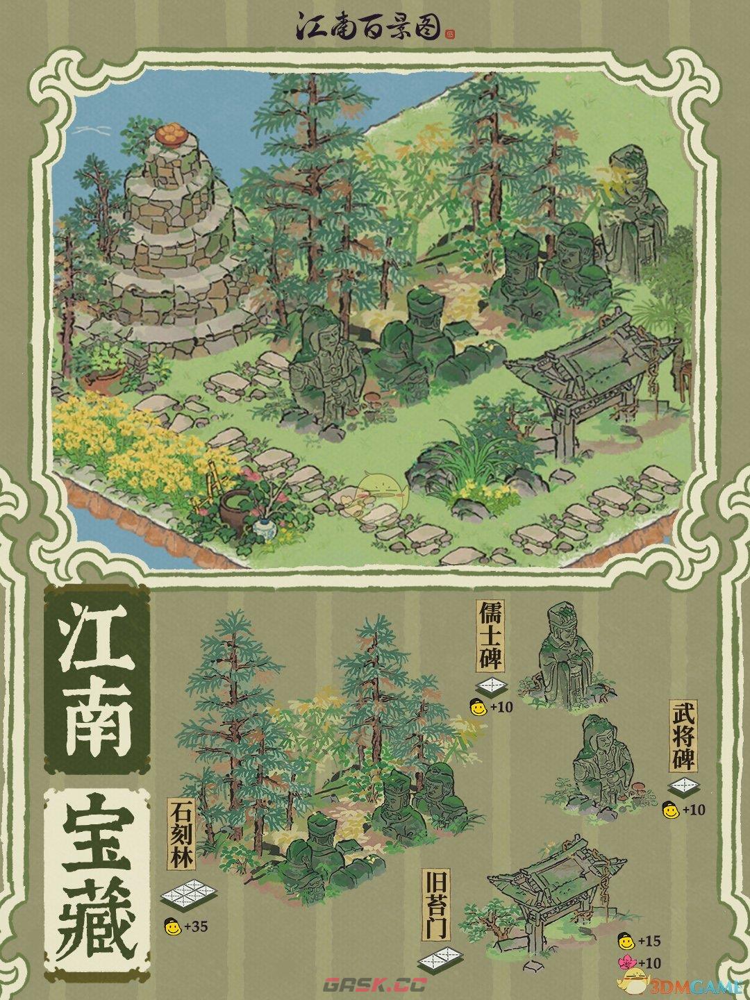 《江南百景图》儒士碑武将碑建筑介绍-第2张-手游攻略-GASK