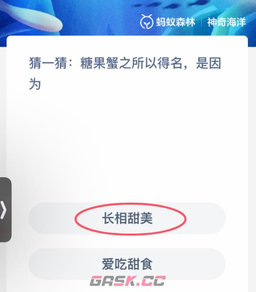 猜一猜糖果蟹之所以得名是因为-第2张-手游攻略-GASK
