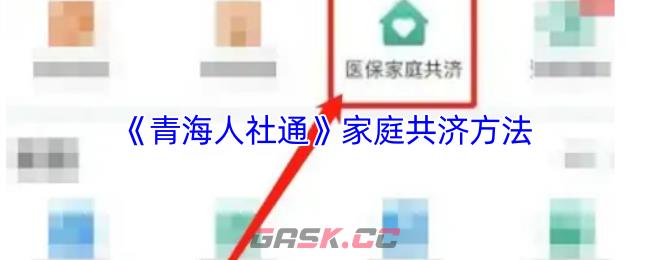 《青海人社通》家庭共济方法-第1张-手游攻略-GASK