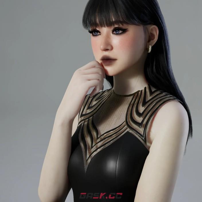 《inZOI》冷艳美女捏脸分享-第2张-单机攻略-GASK