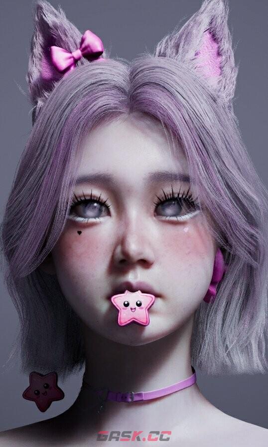 《inZOI》经典猫娘女孩捏脸分享-第3张-单机攻略-GASK