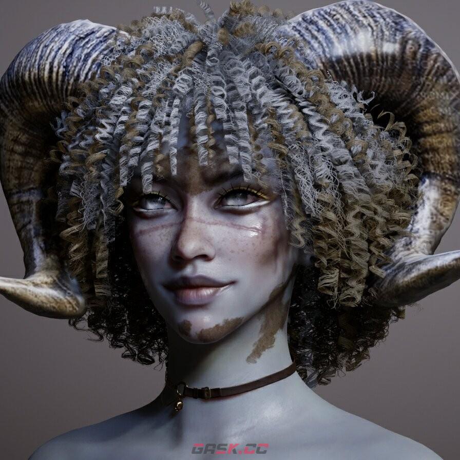 《inZOI》卷发恶魔捏脸分享-第4张-单机攻略-GASK
