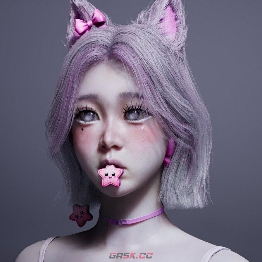《inZOI》经典猫娘女孩捏脸分享-第2张-单机攻略-GASK
