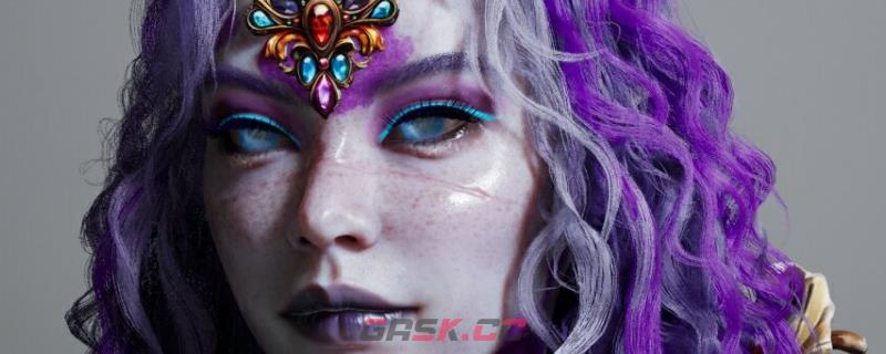 《inZOI》紫发古神捏脸分享-第1张-单机攻略-GASK