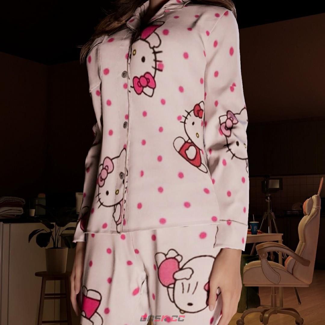《inZOI》凯蒂猫睡衣服装分享-第2张-单机攻略-GASK