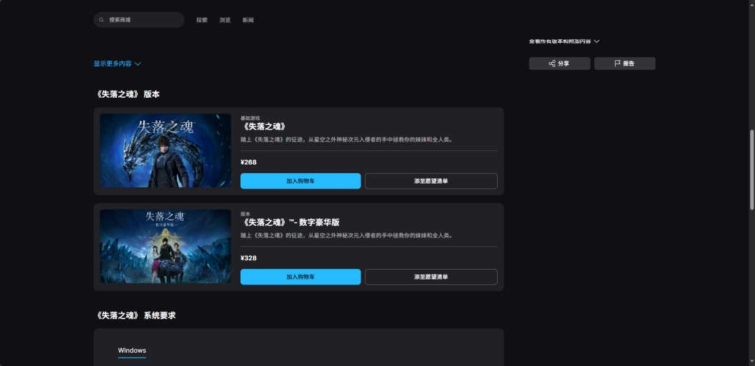 《失落之魂》游戏steam价格介绍-第3张-单机攻略-GASK