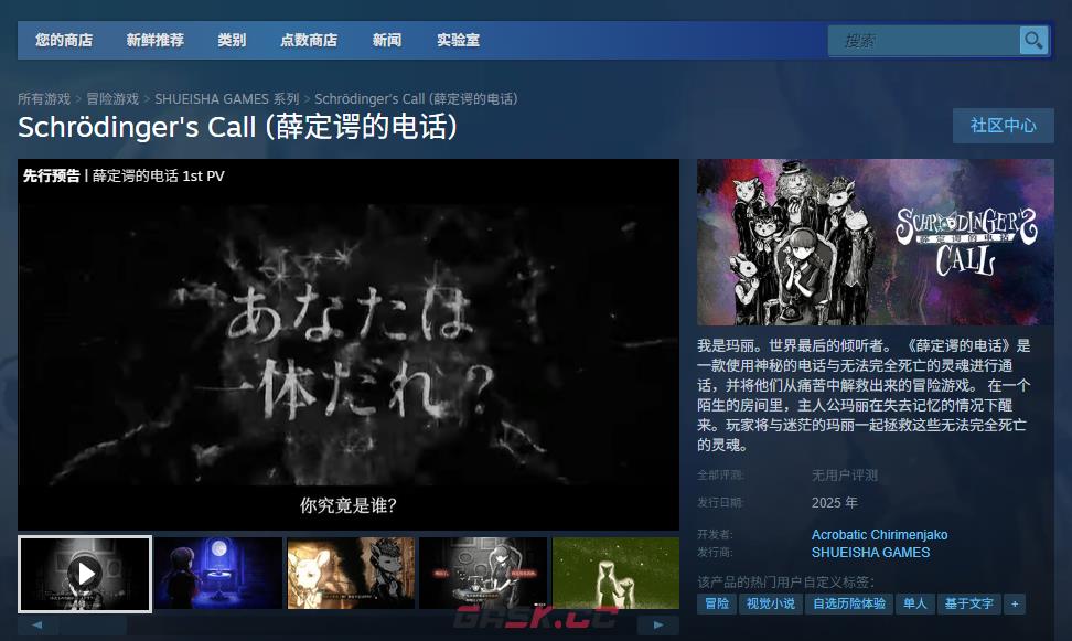 《薛定谔的电话》游戏官网地址介绍-第3张-单机攻略-GASK