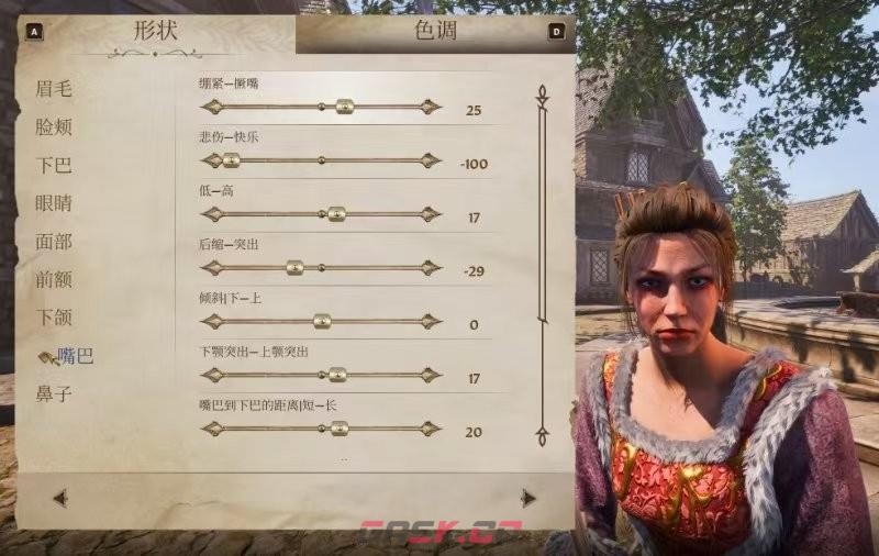 《上古卷轴4：湮灭重制版》美丽村姑捏脸分享-第10张-单机攻略-GASK