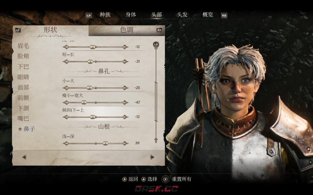 《上古卷轴4：湮灭重制版》英姿飒爽姐姐捏脸分享-第14张-单机攻略-GASK