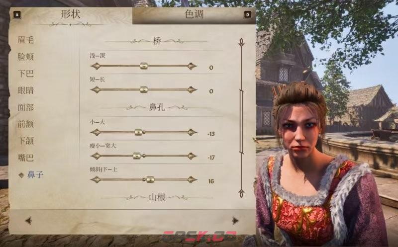 《上古卷轴4：湮灭重制版》美丽村姑捏脸分享-第13张-单机攻略-GASK