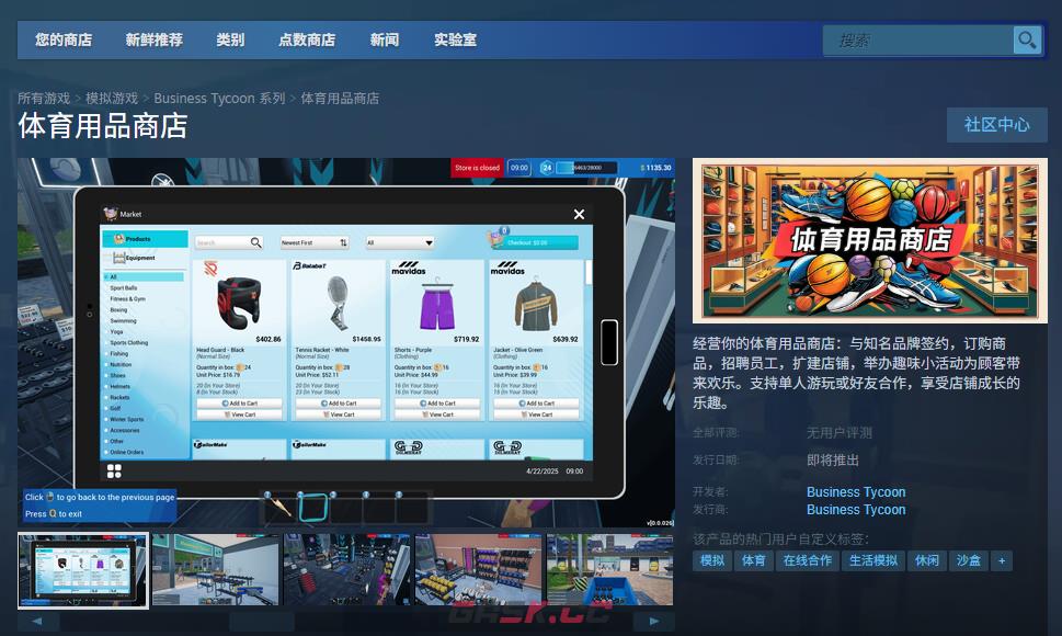 《体育用品商店》游戏下载网址介绍-第2张-单机攻略-GASK