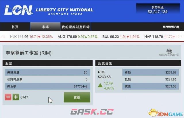 GTA5炒股刷钱教程 侠盗猎车5怎么炒股赚钱-第4张-单机攻略-GASK