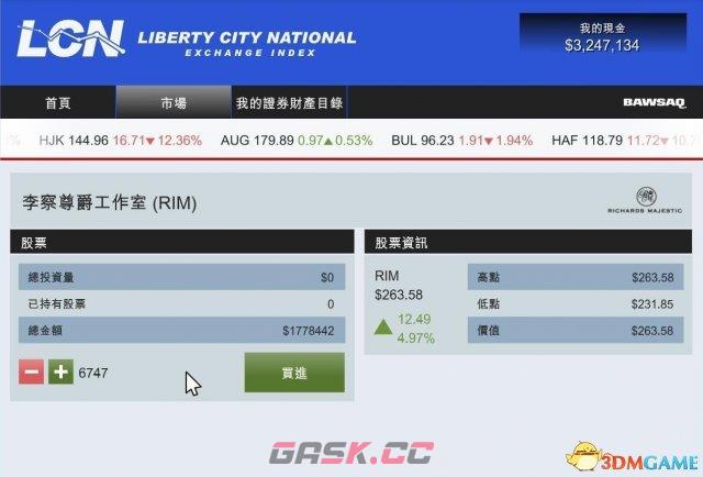 GTA5炒股刷钱教程 侠盗猎车5怎么炒股赚钱-第5张-单机攻略-GASK
