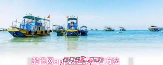 船讯网app微档案查看方法-第1张-手游攻略-GASK