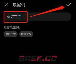 《华为智慧语音》唤醒词设置方法-第8张-手游攻略-GASK