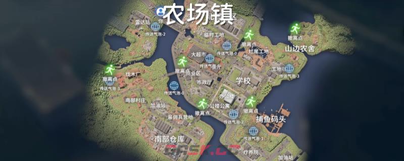 《逃离鸭科夫》农场镇南部区域地图详解分享-第1张-单机攻略-GASK