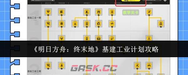 《明日方舟：终末地》基建工业计划攻略-第1张-手游攻略-GASK