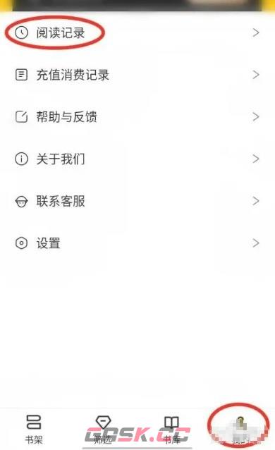 布袋鼠小说app阅读记录删除方法-第2张-手游攻略-GASK