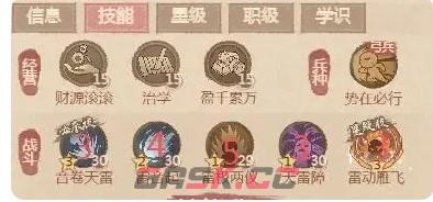 《这城有良田》方士僚属技能升星指南-第5张-手游攻略-GASK