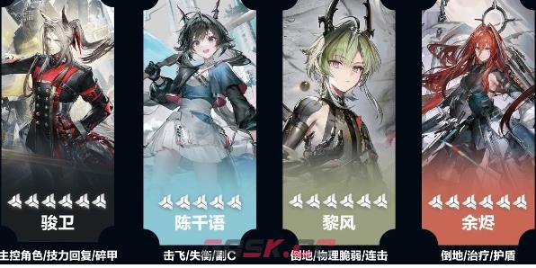 明日方舟终末地骏卫阵容搭配推荐-第2张-手游攻略-GASK