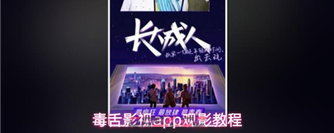 毒舌影视app观影教程