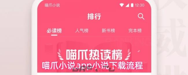 喵爪小说app小说下载流程