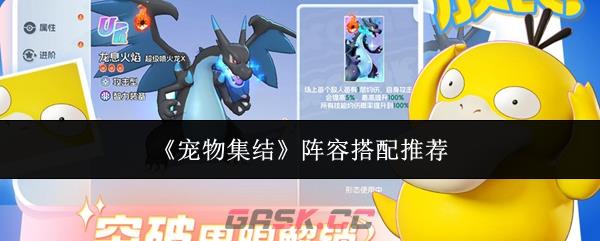 《宠物集结》阵容搭配推荐