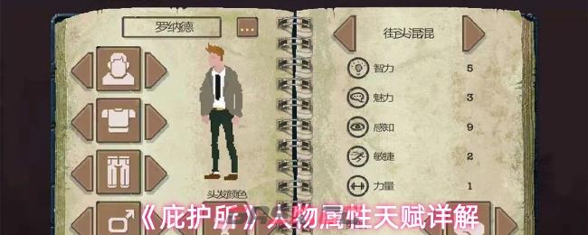 《庇护所》人物属性天赋详解-第1张-手游攻略-GASK