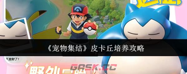 《宠物集结》皮卡丘培养攻略