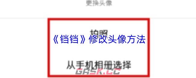 《铛铛》修改头像方法-第1张-手游攻略-GASK
