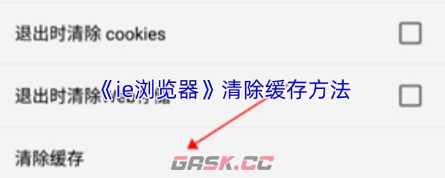 《ie浏览器》清除缓存方法