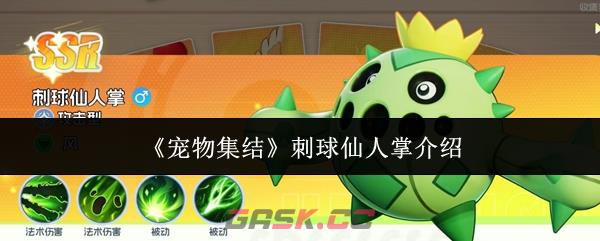 《宠物集结》刺球仙人掌介绍-第1张-手游攻略-GASK