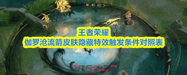 王者荣耀伽罗沧流箭皮肤隐藏特效触发条件对照表-第1张-手游攻略-GASK