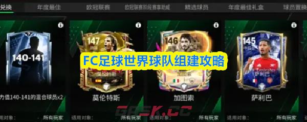 FC足球世界球队组建攻略