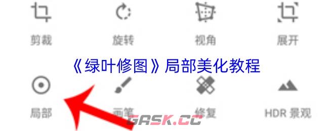 《绿叶修图》局部美化教程