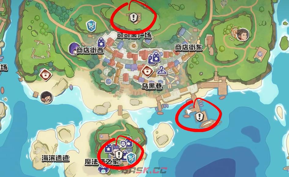 《洛克王国：世界》隐藏传送点一览-第2张-手游攻略-GASK