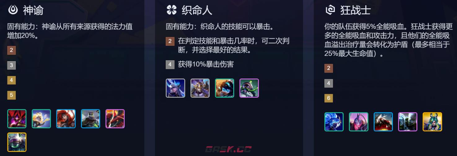 金铲铲之战S17全羁绊效果汇总-第11张-手游攻略-GASK