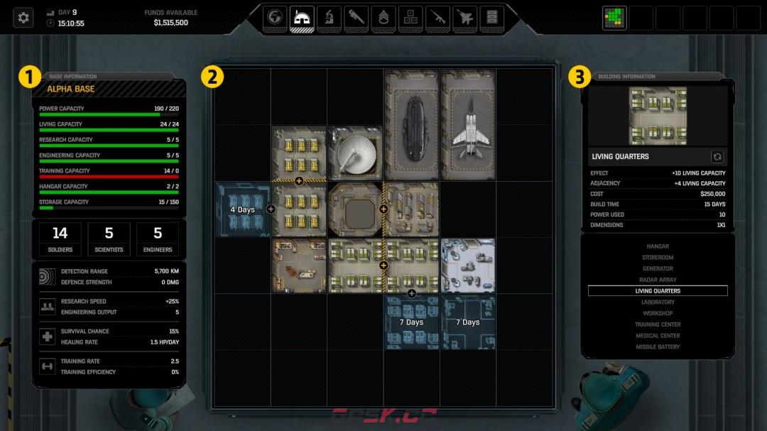 《异种航员2》基础管理介绍-第2张-单机攻略-GASK