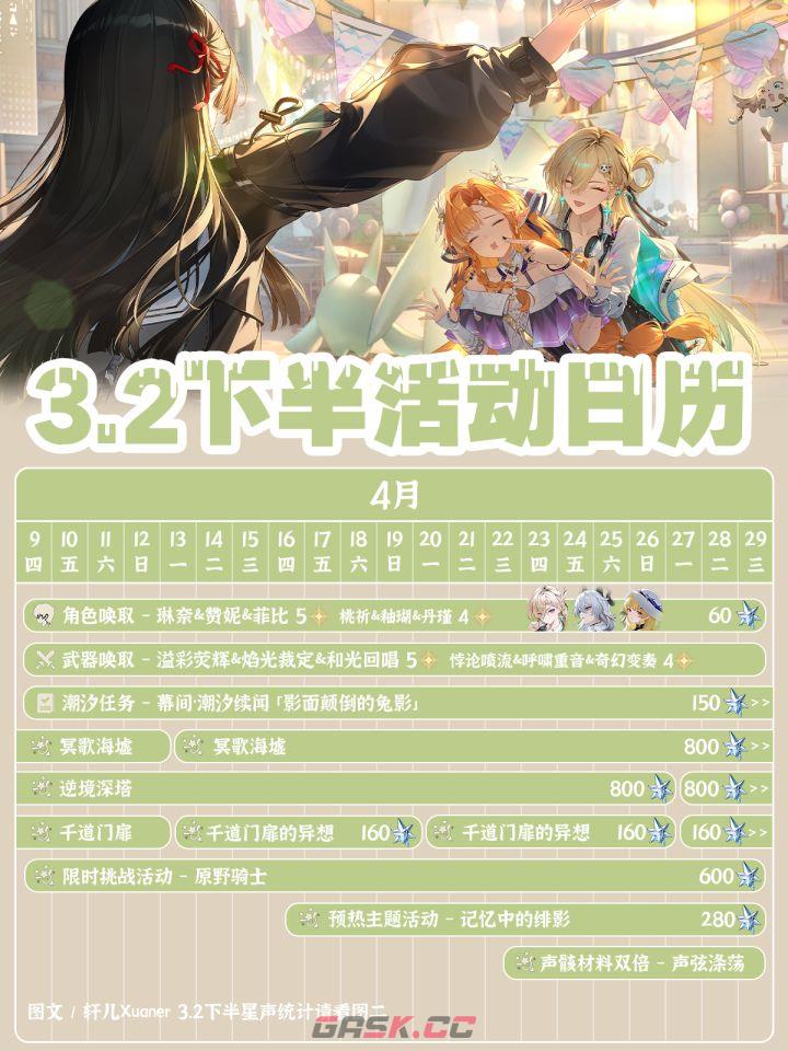 鸣潮V3.2下半活动日历-第2张-手游攻略-GASK