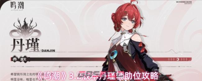 《鸣潮》3.2版本丹瑾辅助位攻略