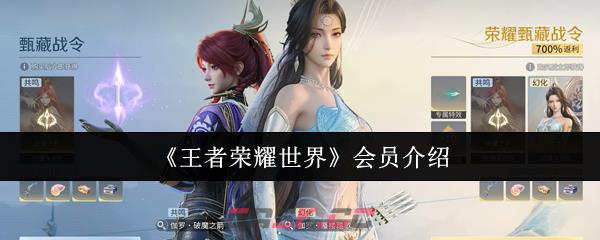 《王者荣耀世界》会员介绍-第1张-手游攻略-GASK