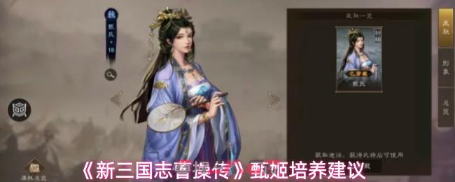 《新三国志曹操传》甄姬培养建议-第1张-手游攻略-GASK