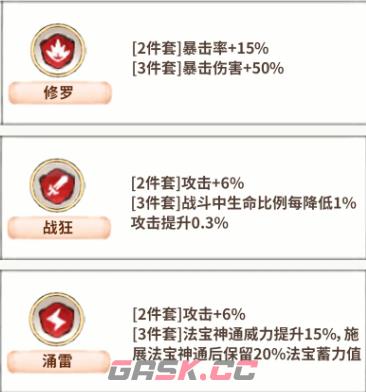 《最强祖师》敖渊装备推荐-第3张-手游攻略-GASK